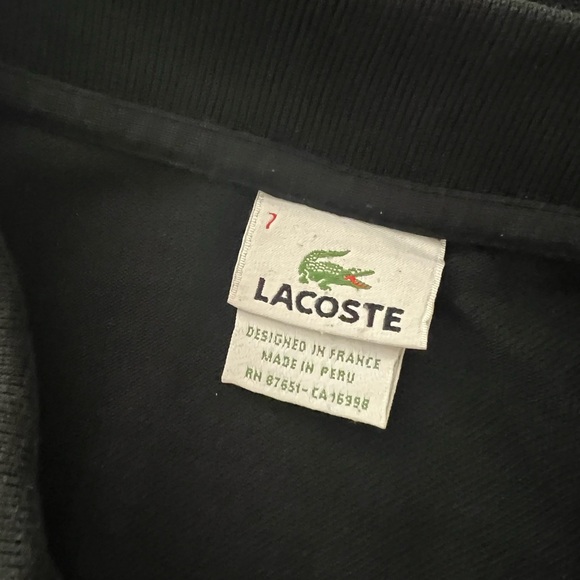 Lacoste Black Polo Shirt - Picture 3 of 5